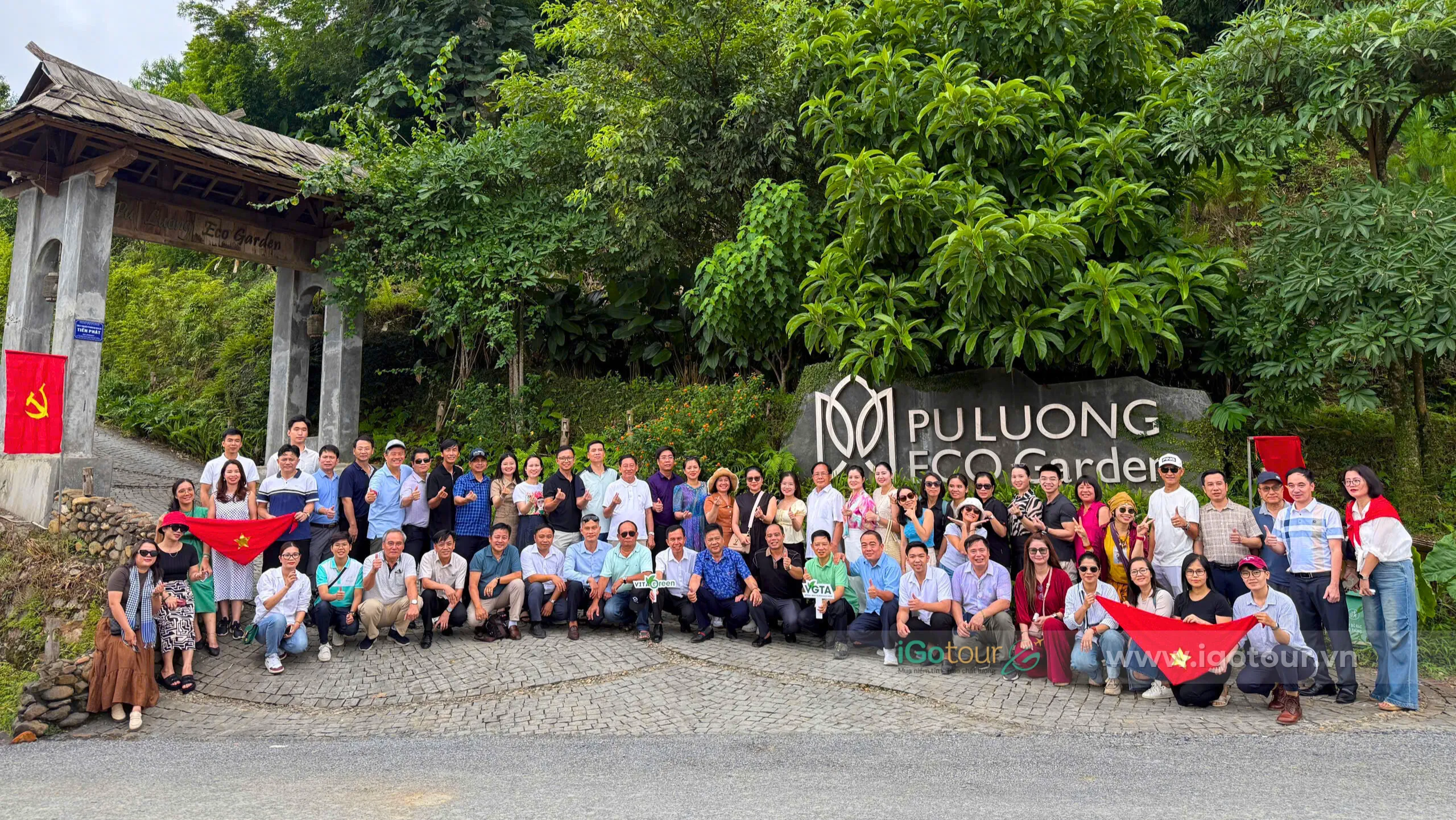 Đoàn tham quan Pù Luông Eco Garden