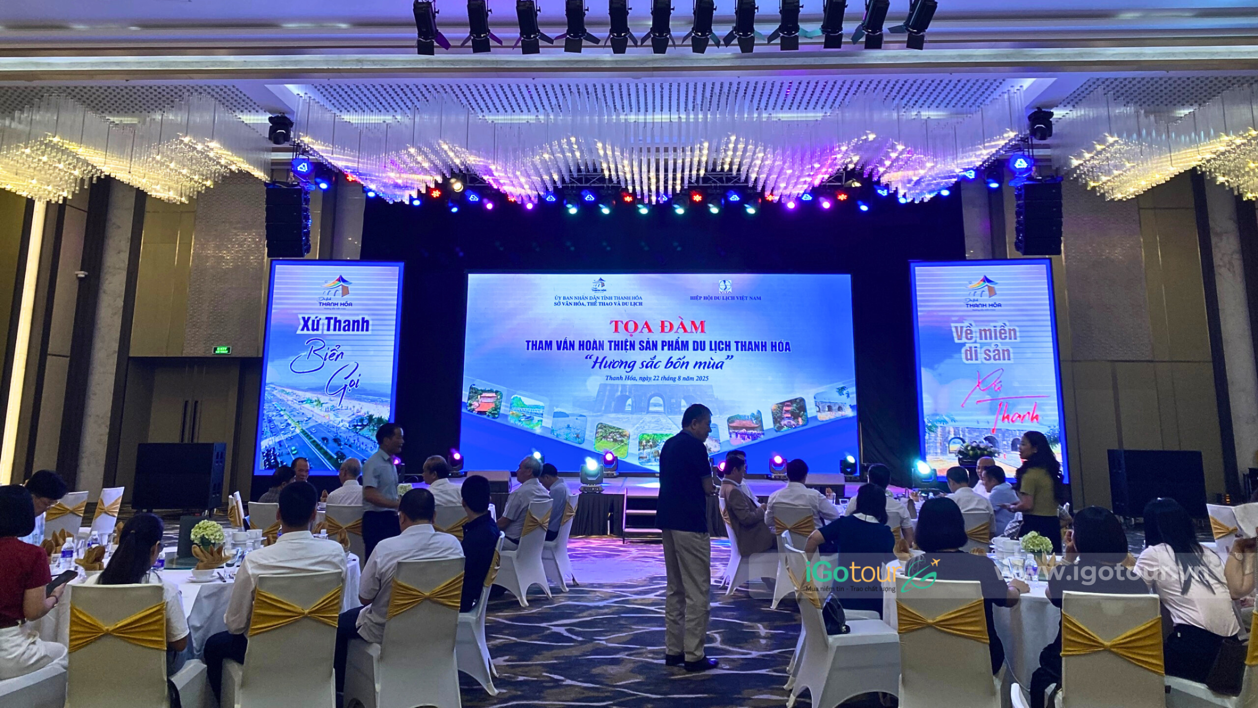Không khí buổi tọa đàm Du lịch Thanh Hóa - Hương sắc bốn mùa