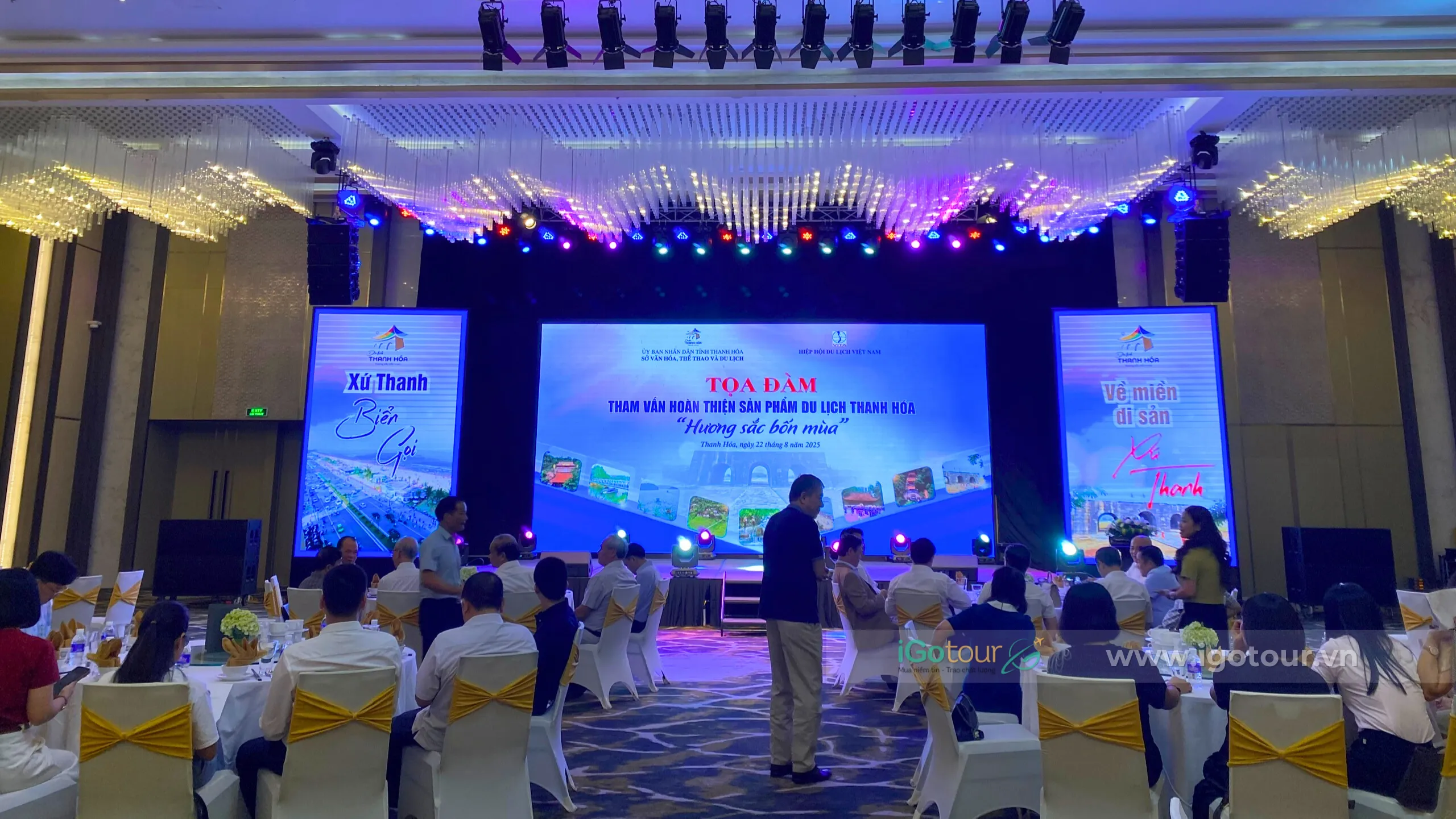 Không khí buổi tọa đàm Du lịch Thanh Hóa - Hương sắc bốn mùa