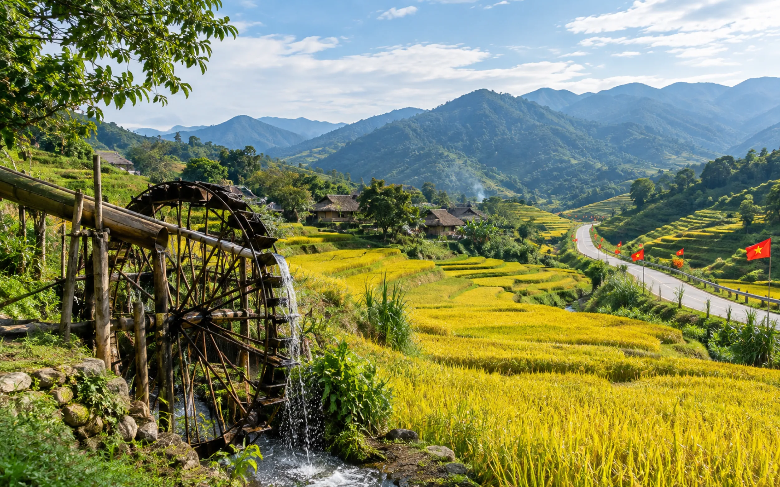 Tour Mùa Vàng | Tam Cốc - Pù Luông - Mai Châu (5N4Đ)