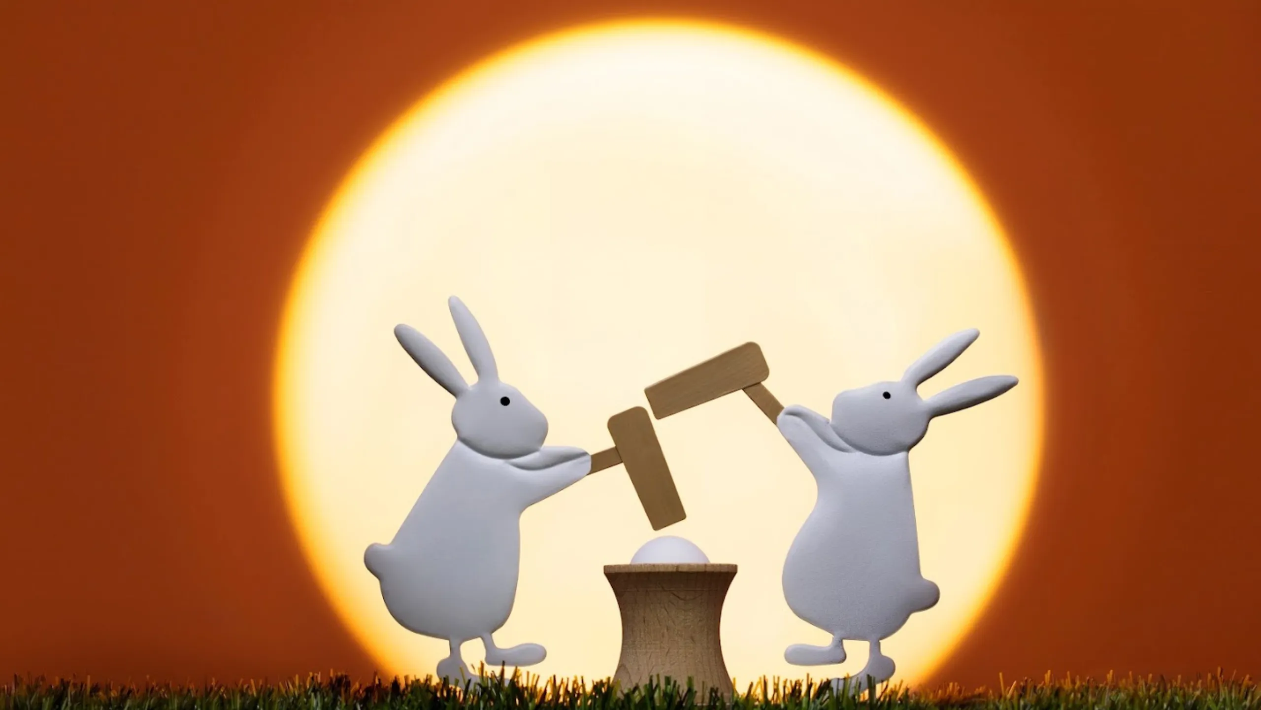 Thỏ ngọc giã thuốc được nhắc đến như một biểu tượng của sự nhân ái và trường thọ (Nguồn: sưu tầm)