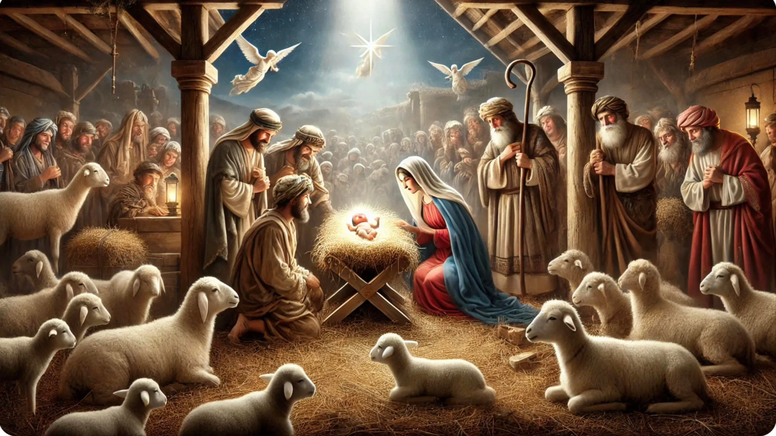 Sự ra đời của Chúa được thiên thần báo tin trước cho những người chăn chiên