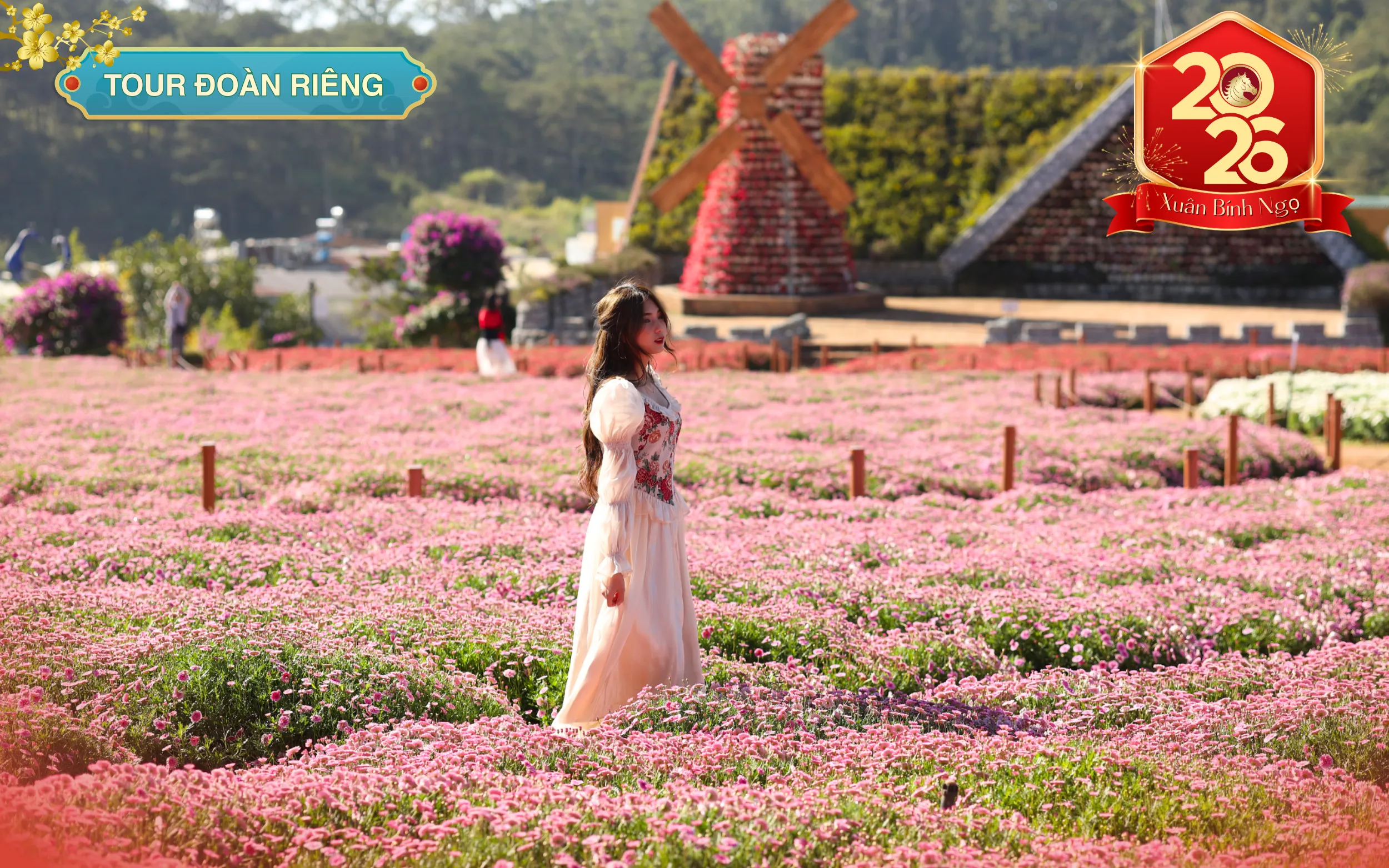 Tour Du Xuân Bính Ngọ | Đà Lạt - Săn Mây - Fresh Garden - Mongo Land (3N3D)