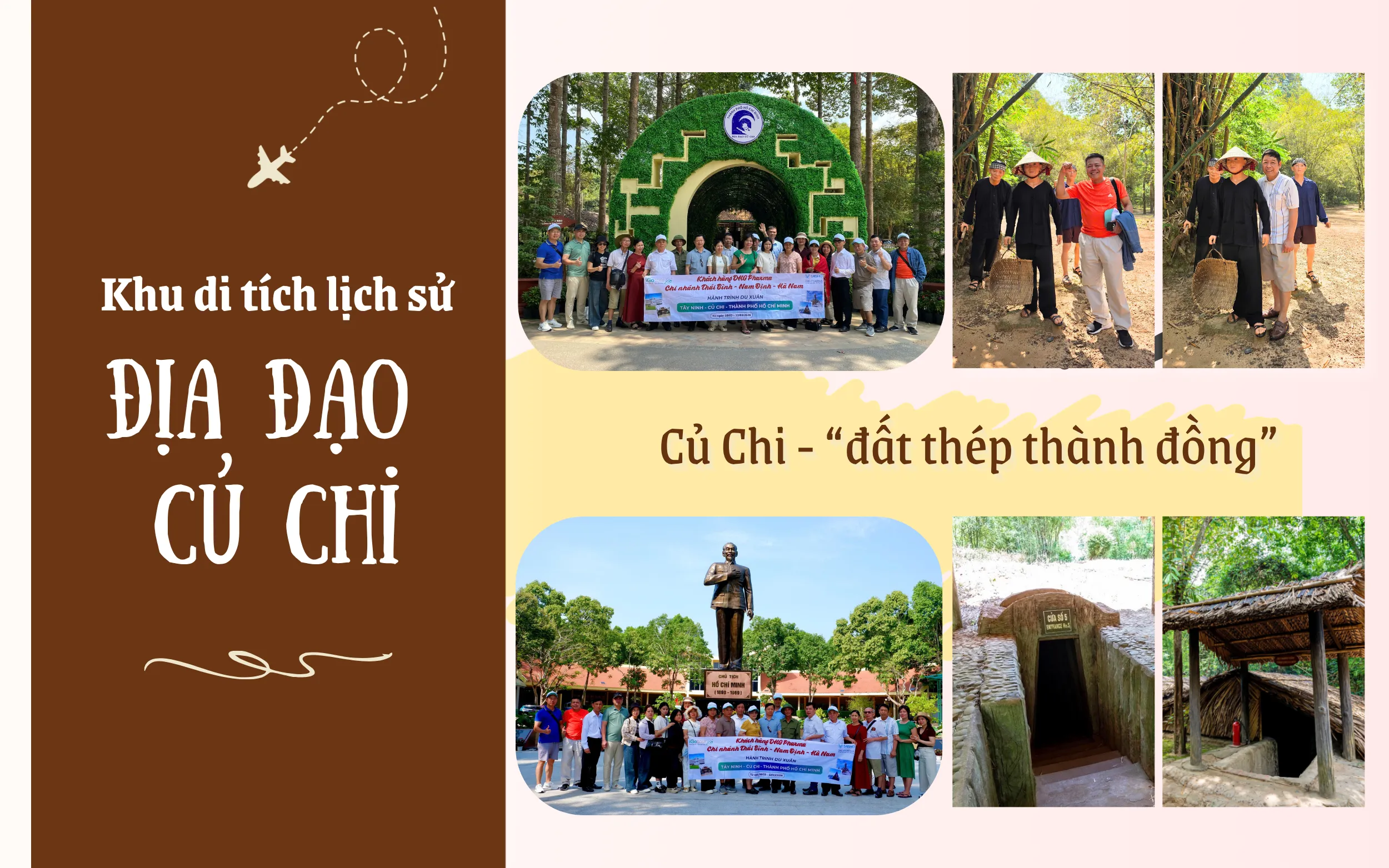 Địa đạo Củ Chi: 9 trải nghiệm thú vị tại “địa chỉ đỏ” anh hùng