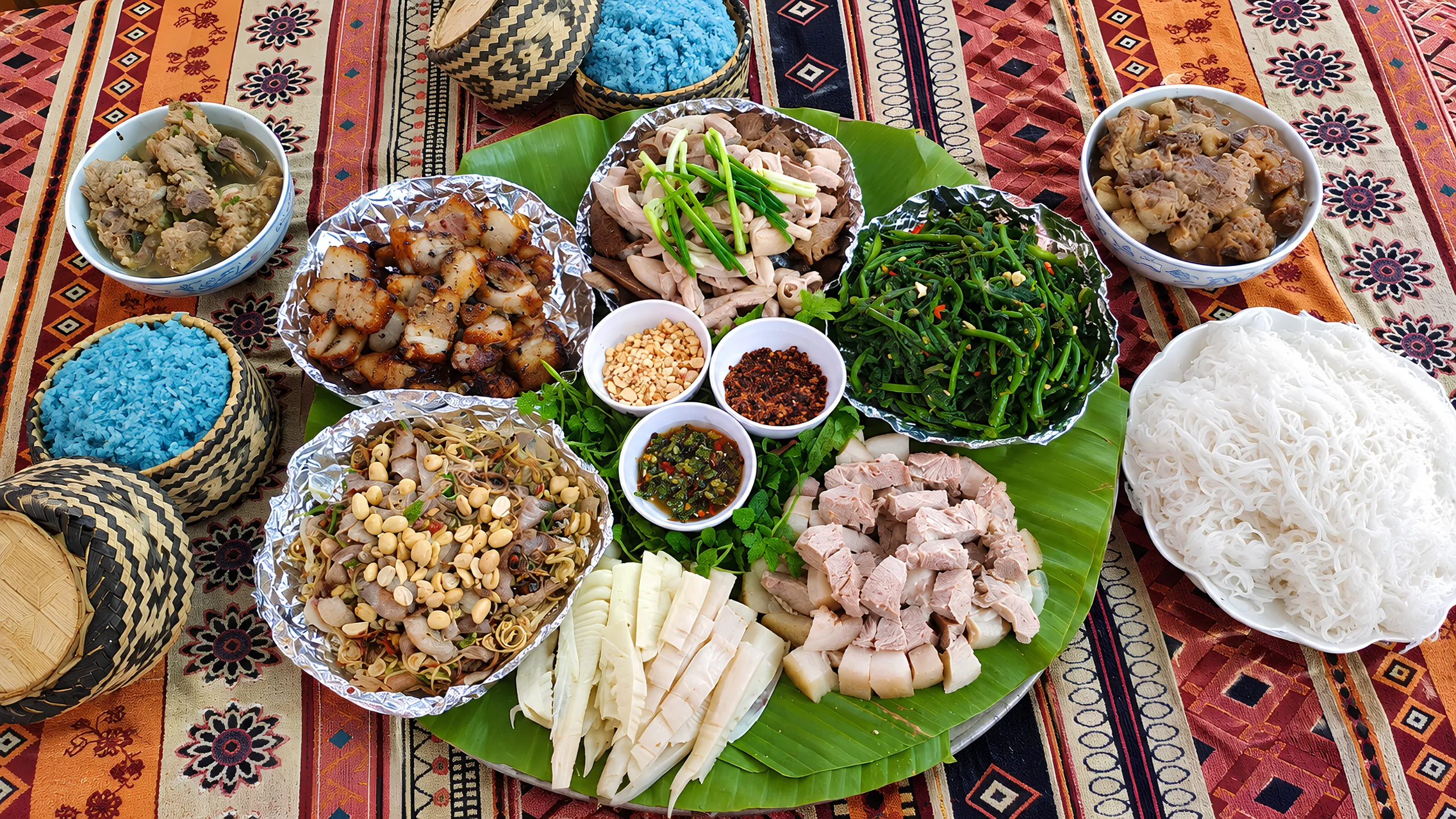 Ẩm thực Tà Xùa ưu tiên giữ độ tươi ngon nguyên bản của nguyên liệu vùng cao (Nguồn: sưu tầm)
